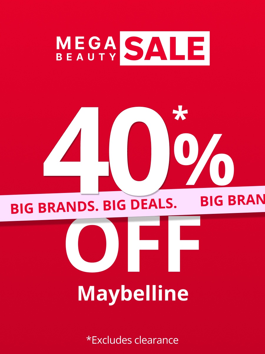 40% OFF* Maybelline