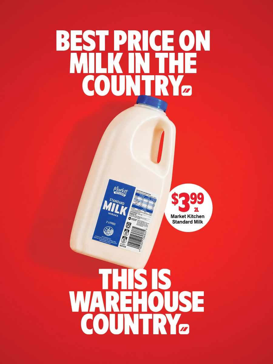 Best price on milk in the country