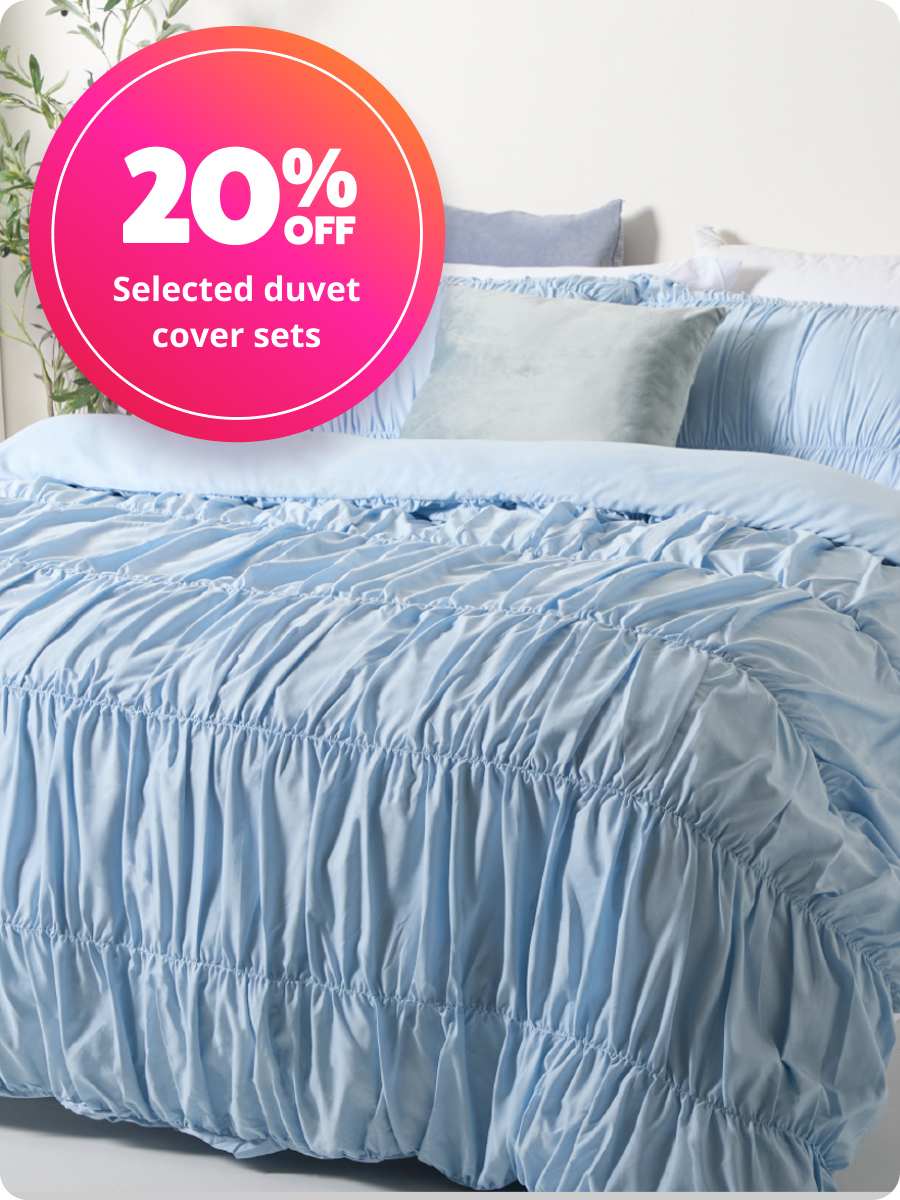 20% off Selected duvet cover sets