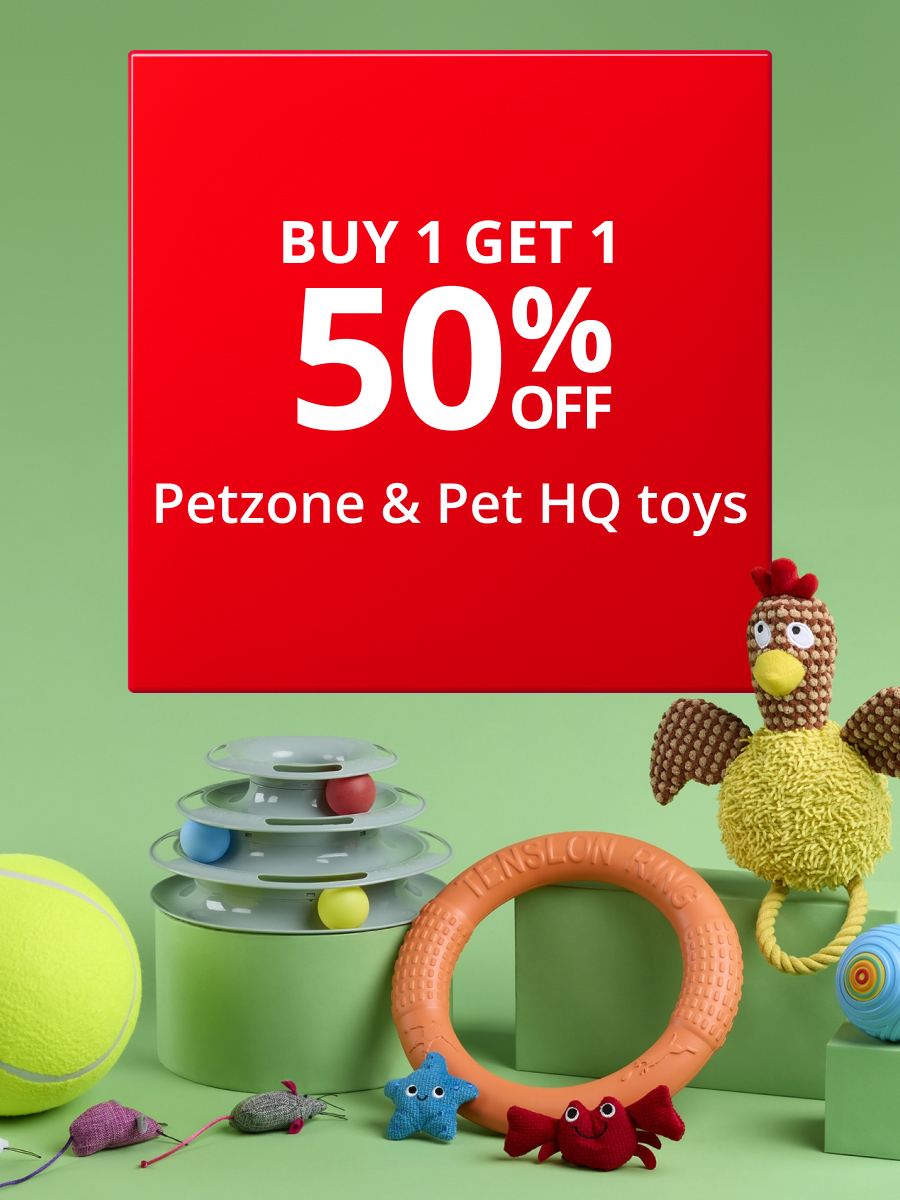 Buy 1 Get 1 50% off Petzone and Pet HQ