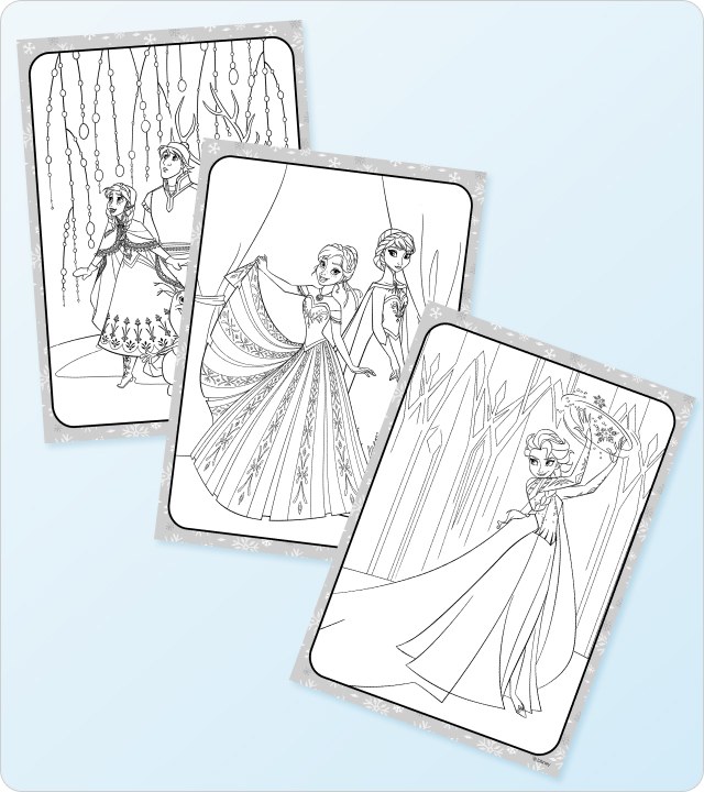 Frozen Colouring Pages