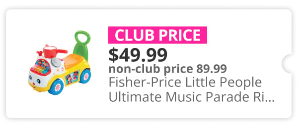 Fisher-Price Little People Ultimate Music Parade Ride On $49.99 - non-club price 89.99