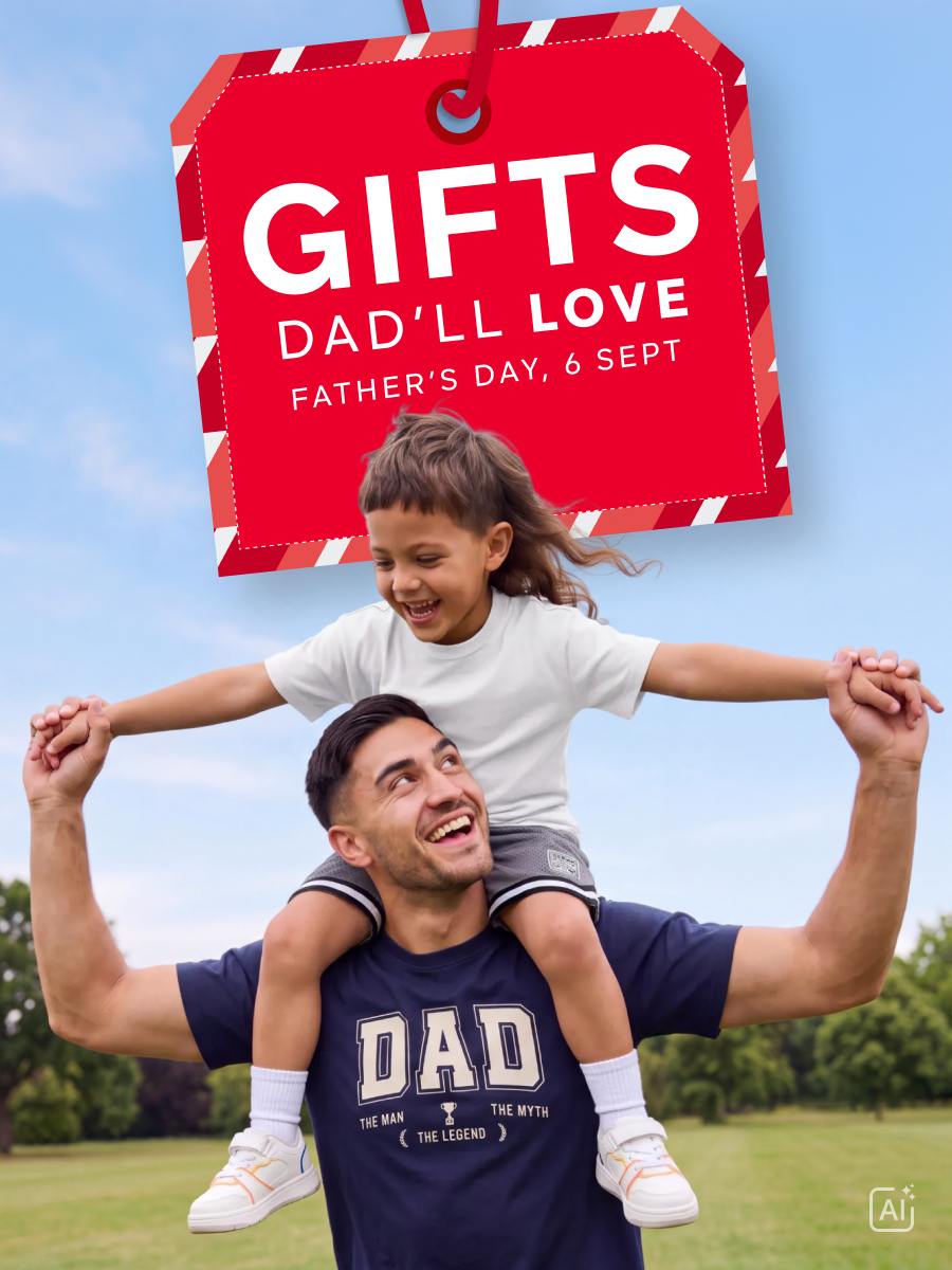 Gifts Dad will love Father's day 6 Sept