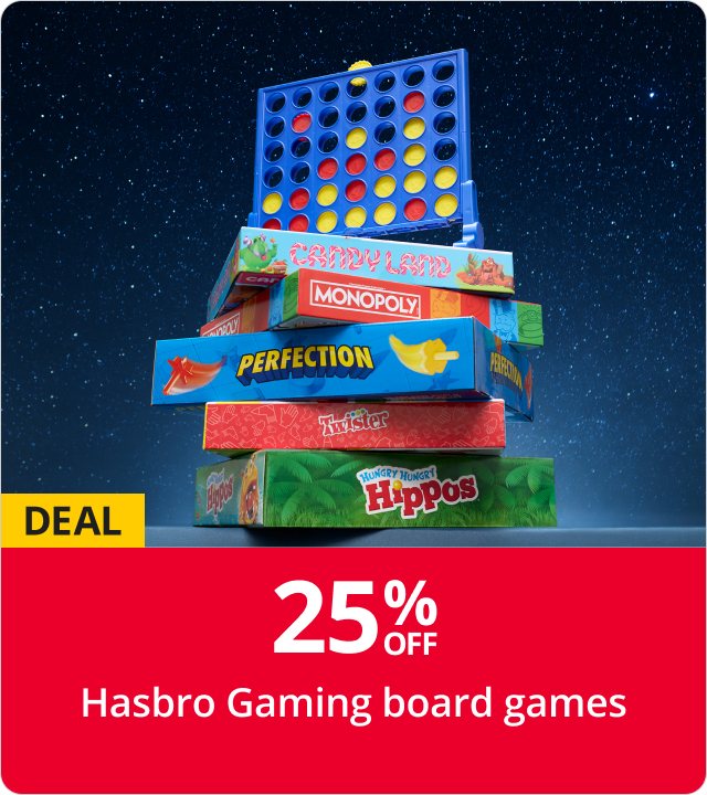 25% off Hasbro Gaming board games