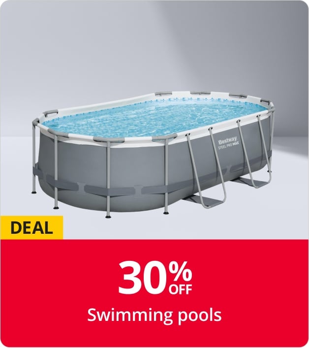 30% off swimming pools