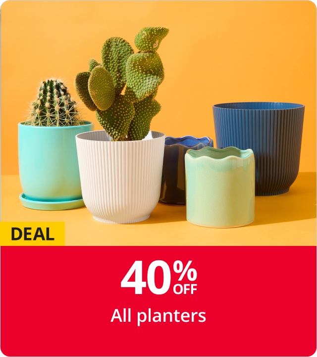40% off All planters