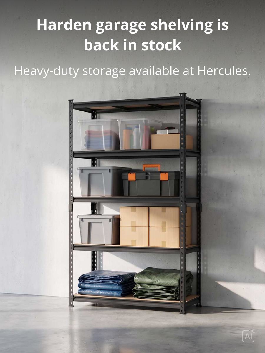 Hardengarage shel vingis back in stock
