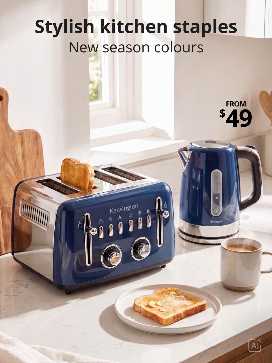 Stylish kitchen staples