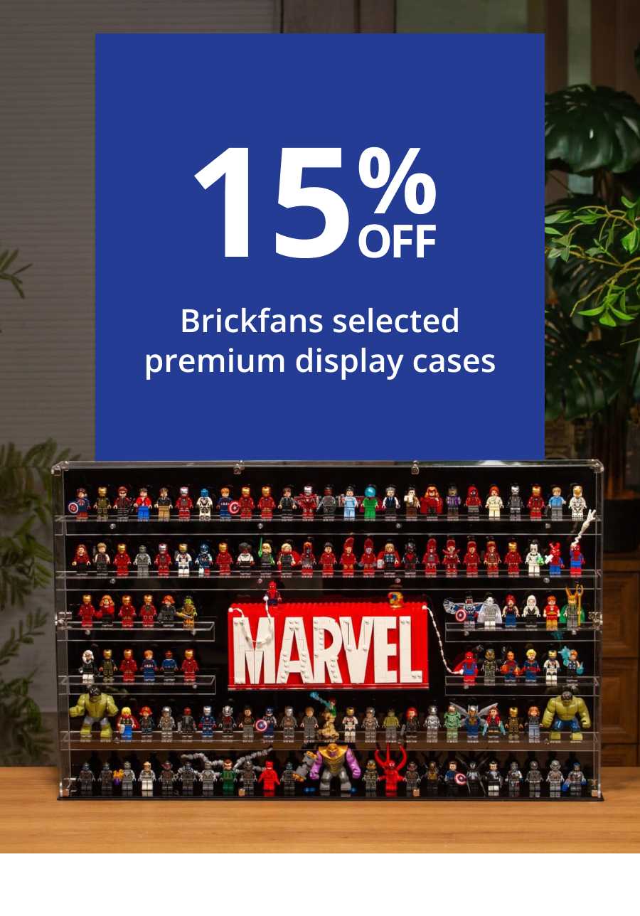 15% Off Brick fans selected premium displ