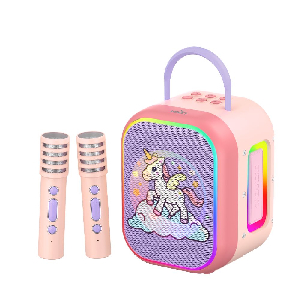Veon Kids' Bluetooth Speaker with Mic VNSK827PNK Pink