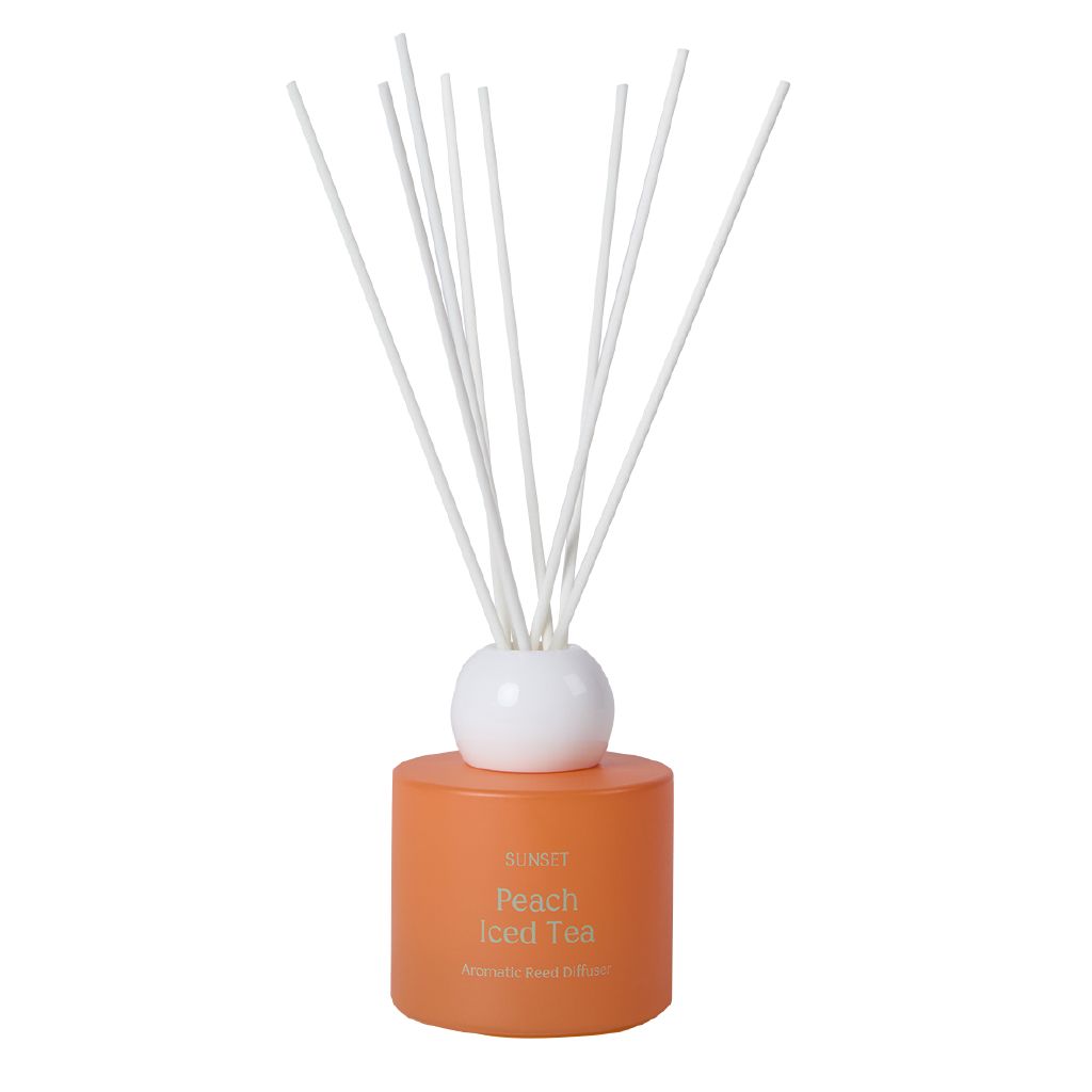 Sunset Diffuser Living & Co Sunset Reed Diffuser 110ml Peach Iced Tea | The Warehouse