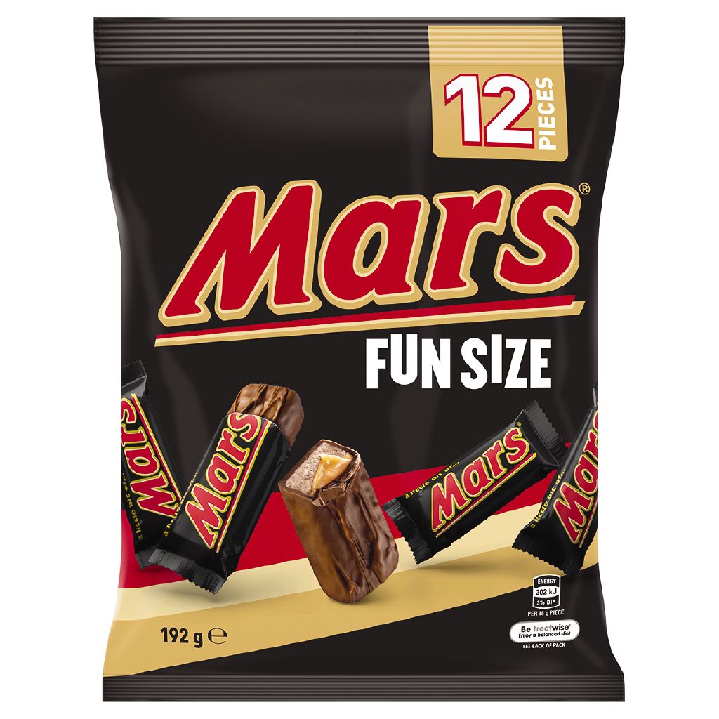 Mars Chocolate Funsize Bag 192g The Warehouse
