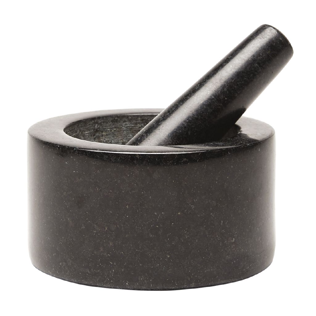 Living & Co Mortar & Pestle Marble Black Black The Warehouse