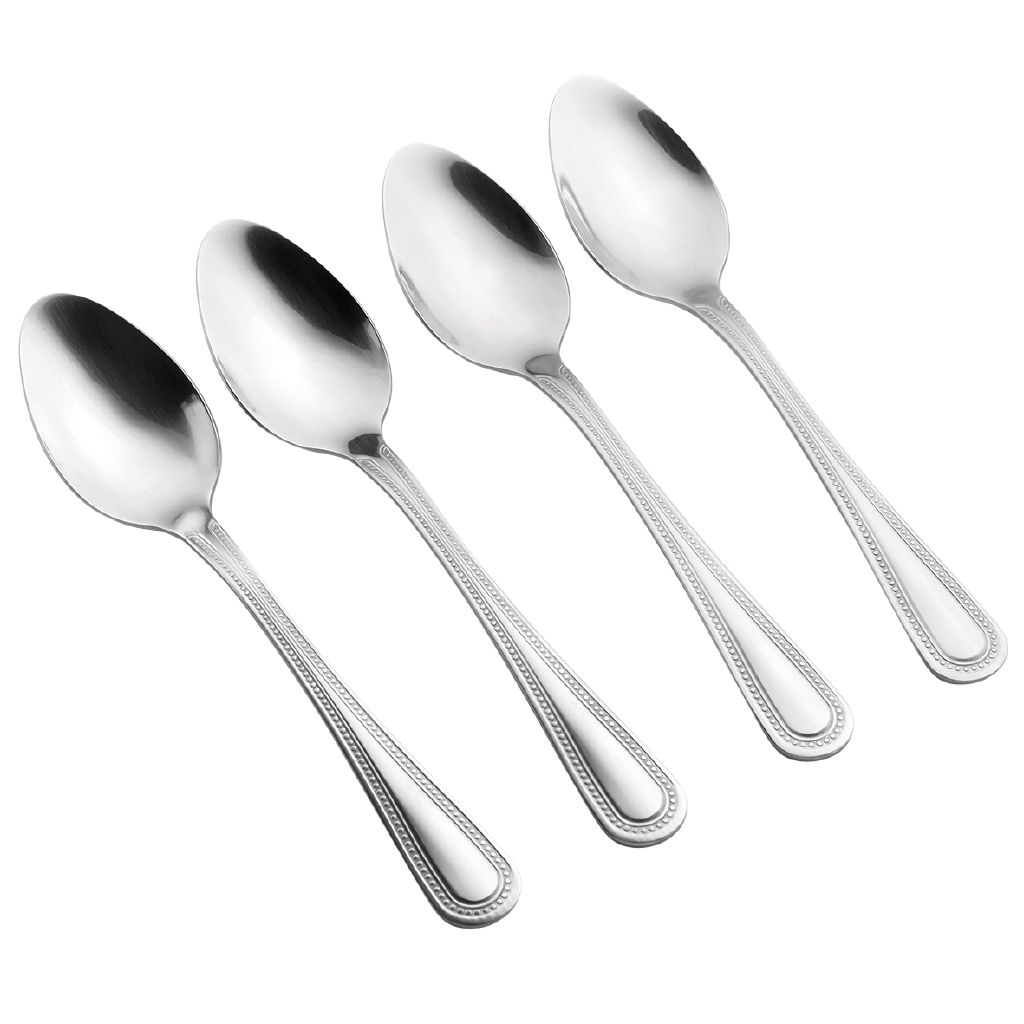 Living & Co Verona Teaspoon Stainless Steel 4 Pack Stainless Steel