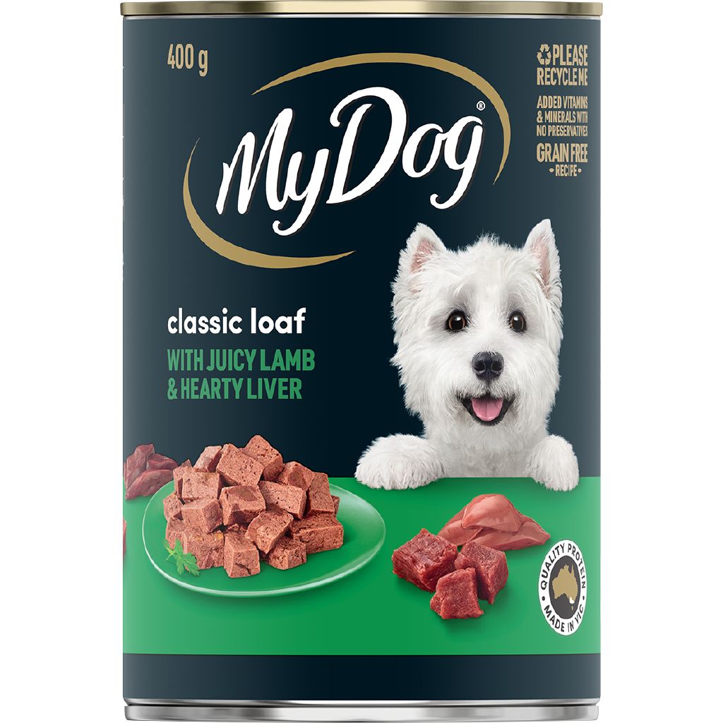 My Dog Wet Dog Food Lamb & Hearty Liver 400g The Warehouse