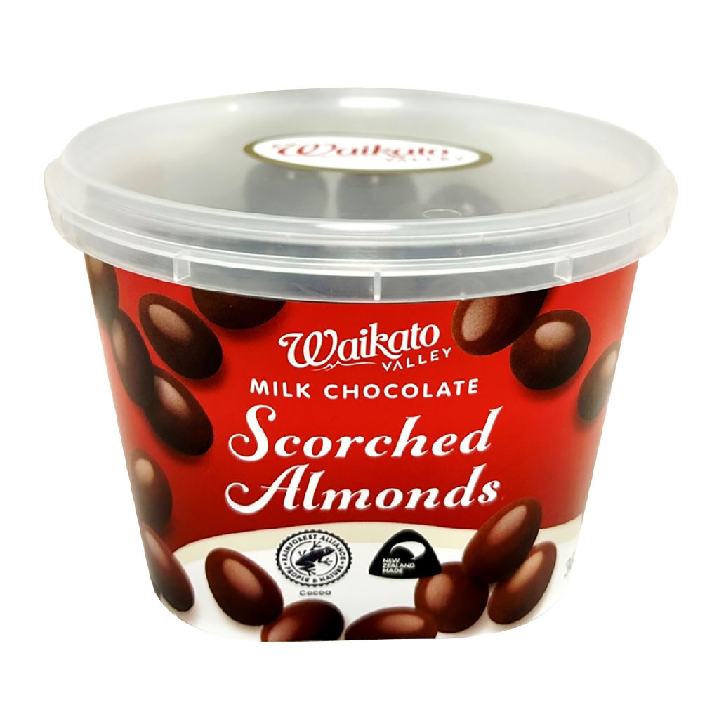 Waikato Valley Chocolates Milk Chocolate Almond Tub The Warehouse
