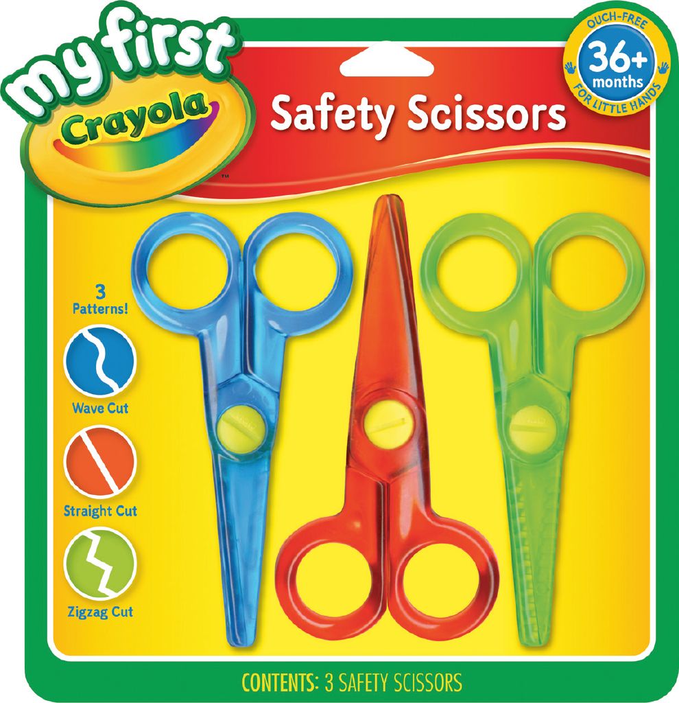 Crayola My First Safety Scissors 3 Pack 3 Pack The Warehouse