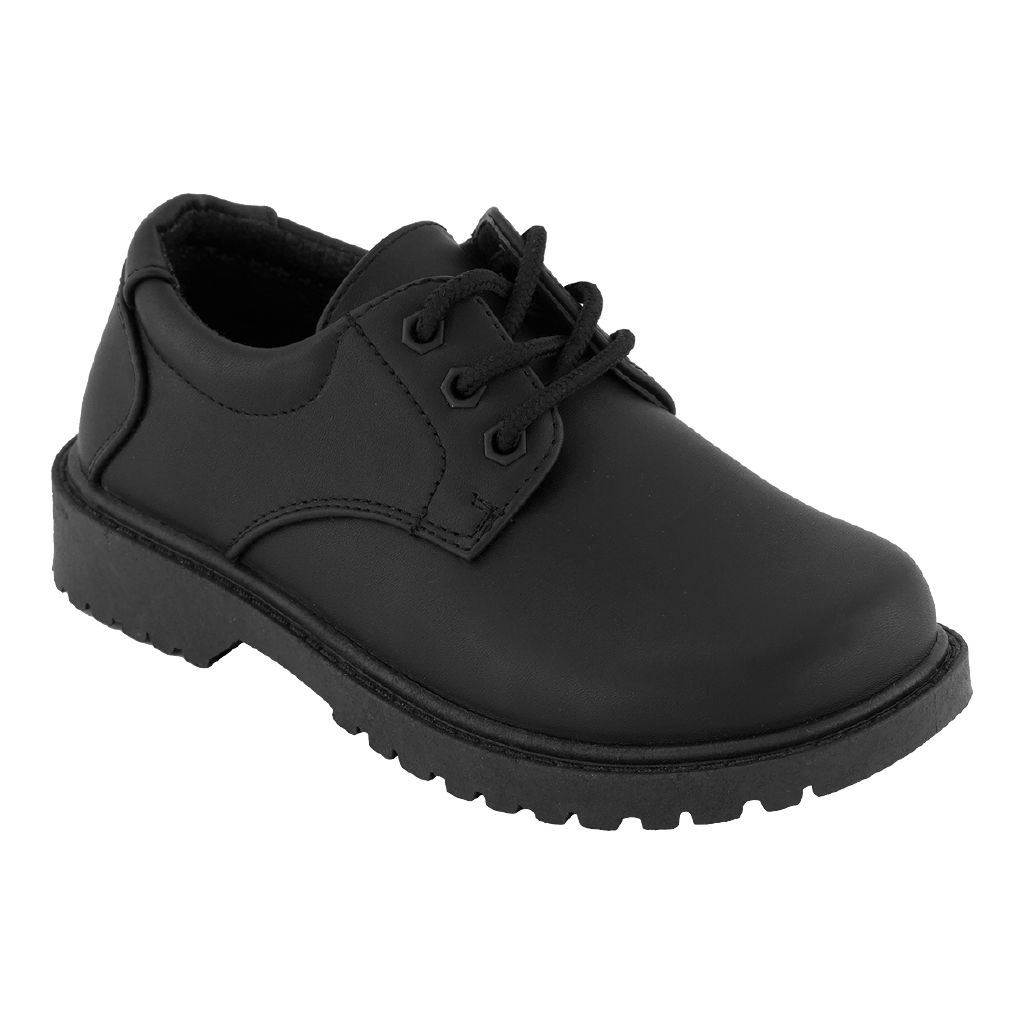 Young Original Junior Kids' Scholar School Shoes Black The Warehouse