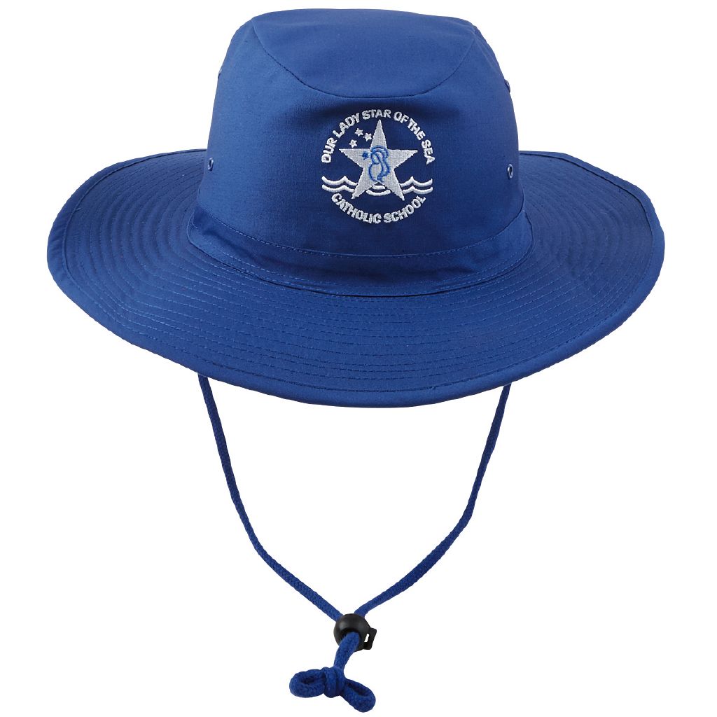 Schooltex Our Lady Star of the Sea Aussie Hat Royal The Warehouse