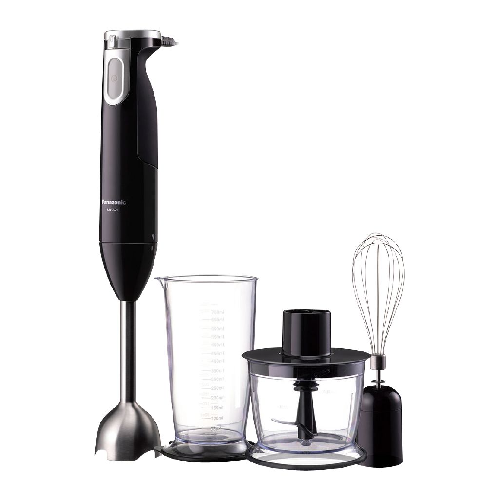 Panasonic Stick Mixer Set 600W Black MXSS1BST Black Black The Warehouse
