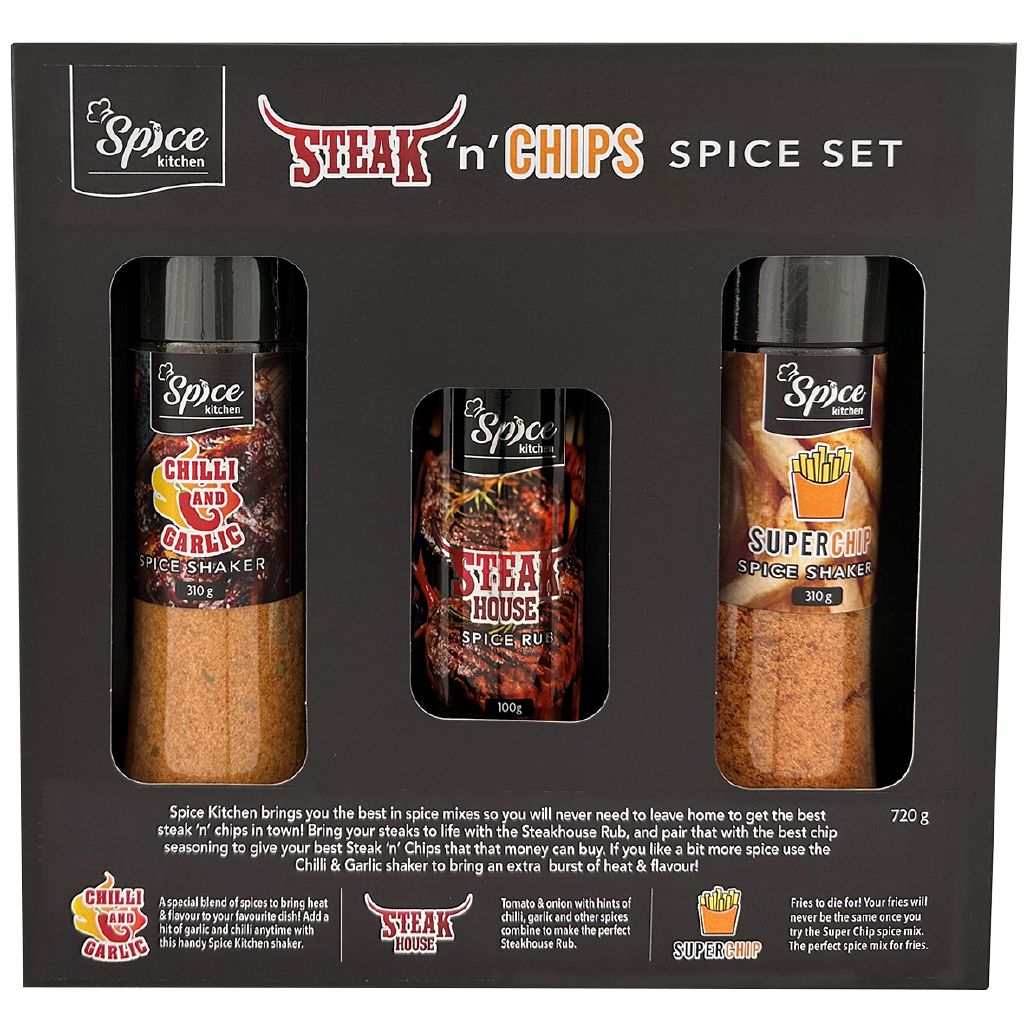 Spice Kitchen Steak Chips Spice Set The Warehouse