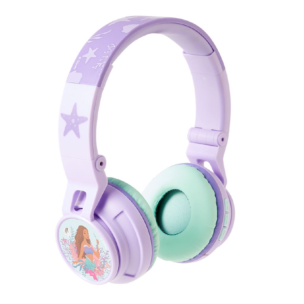 Little Mermaid Wireless Volume Limited Headphones The Warehouse