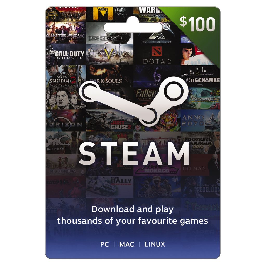 Steam Game Card 100 The Warehouse Steam Game Card 100 The Warehouse