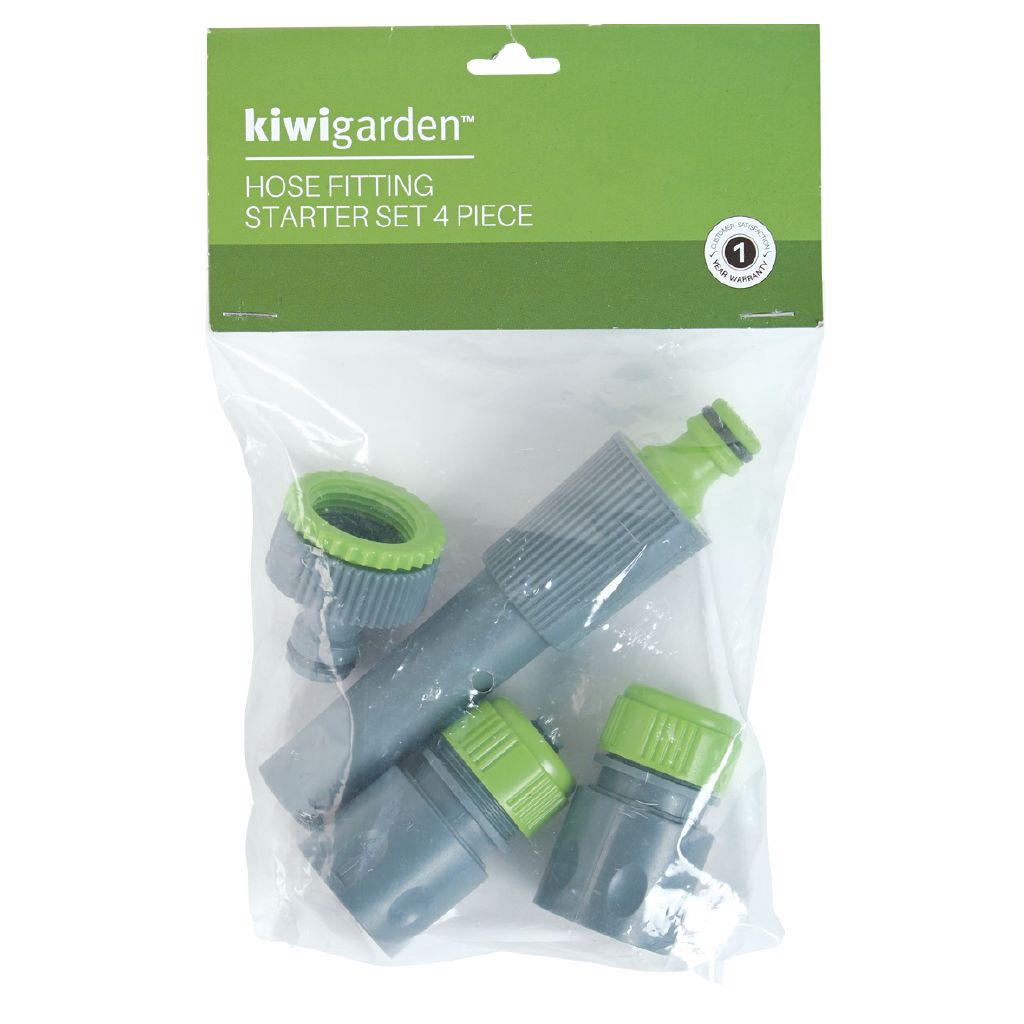 Kiwi Garden Hose Fitting Starter Set 4 Pack The Warehouse