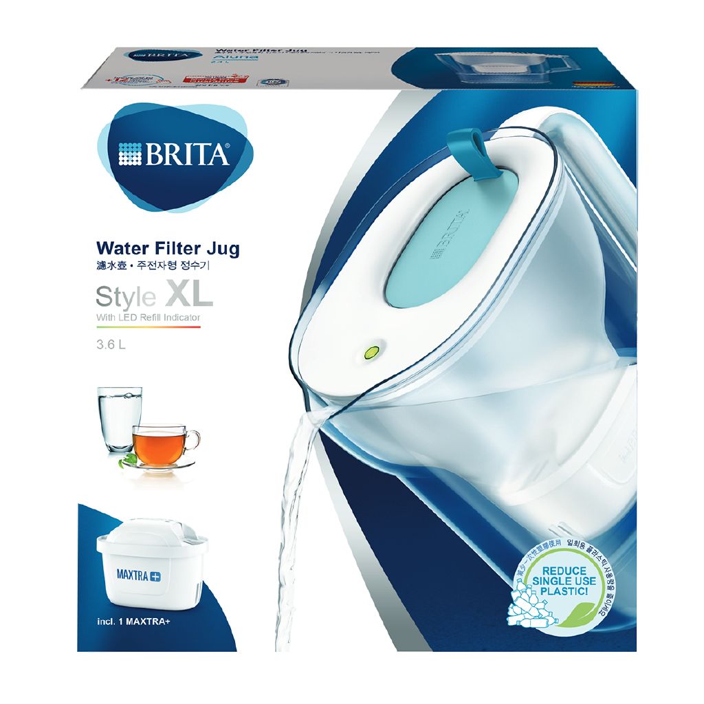 Brita Style XL Jug Blue Mid 3.6L Blue Mid | The Warehouse