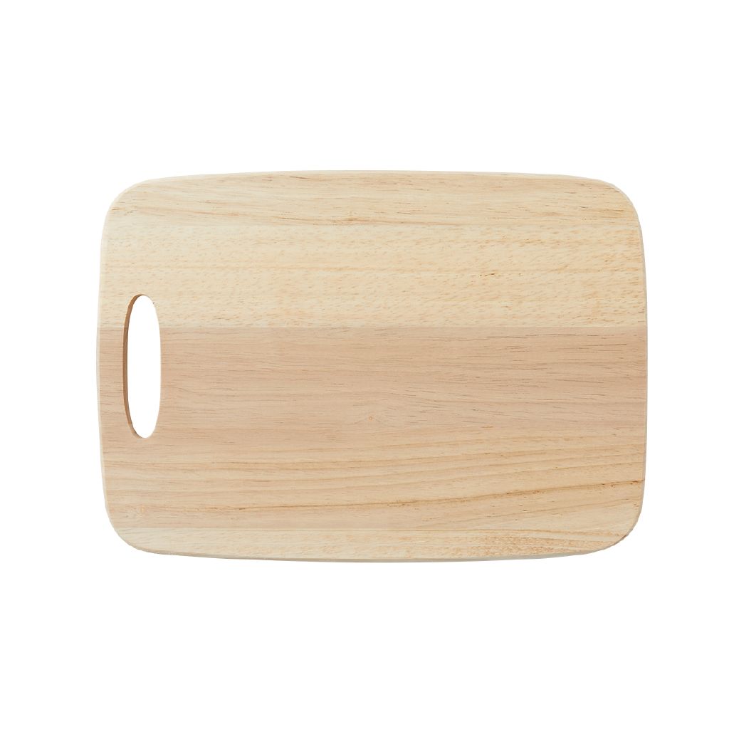 Living & Co Chopping Board Rubber Wooden 35cm The Warehouse
