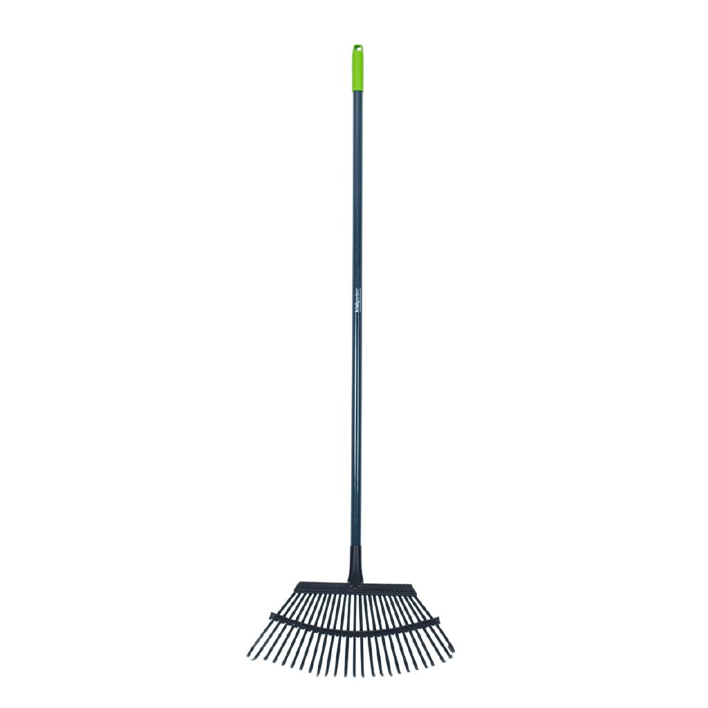 Kiwi Garden 25 Tine Fibreglass Long Handle Metal Rake 141x47x4cm | The ...