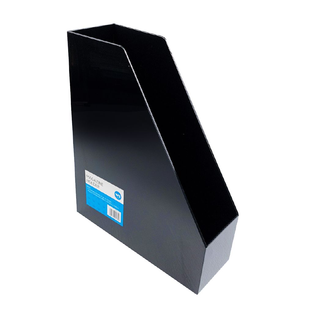 WS Magazine Holder Black Black The Warehouse