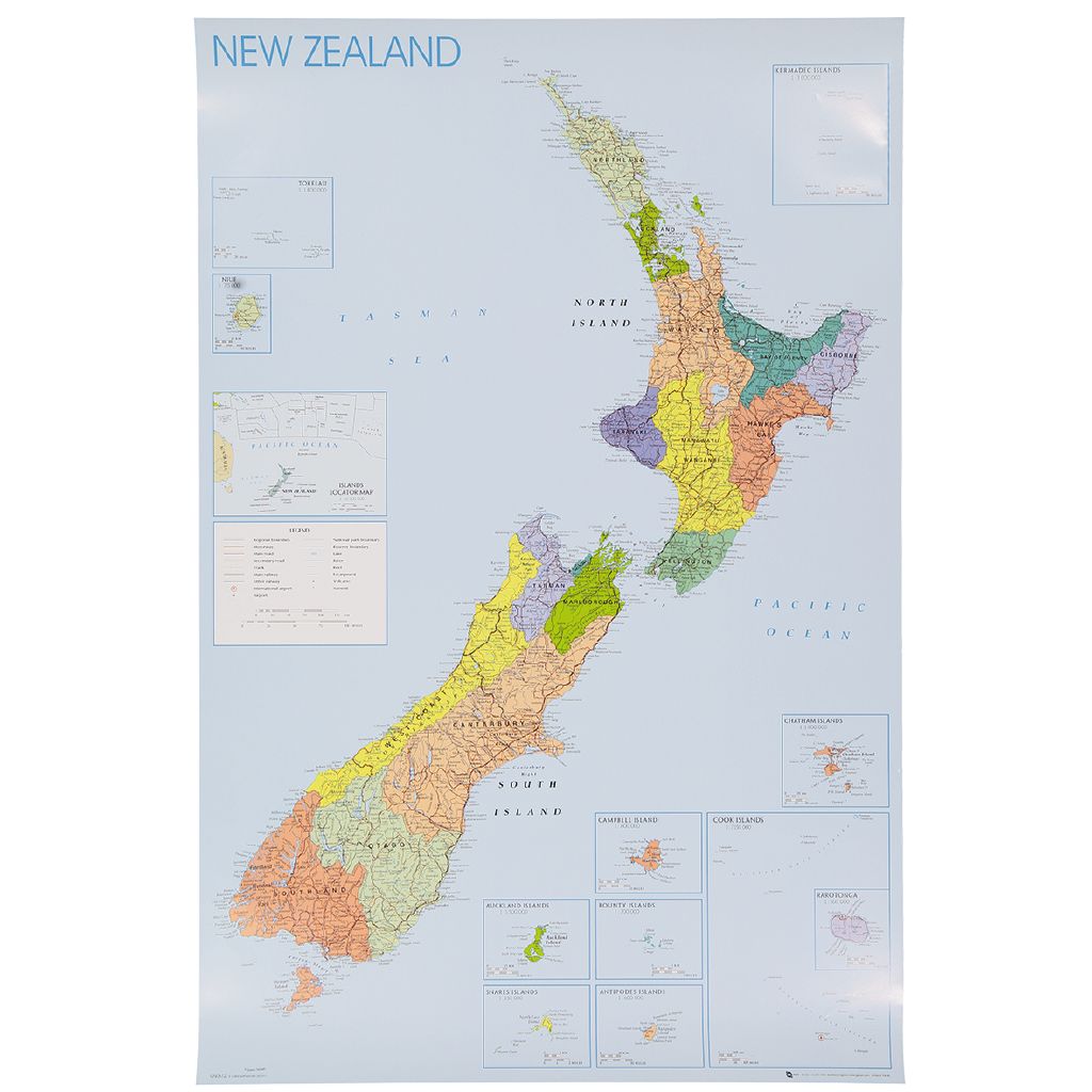 Poster New Zealand Regions The Warehouse
