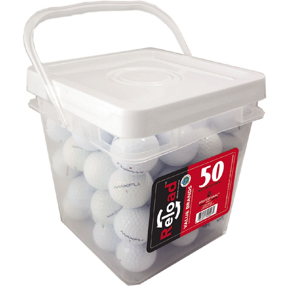 Golf Balls Reload Bucket 50 Pack The Warehouse