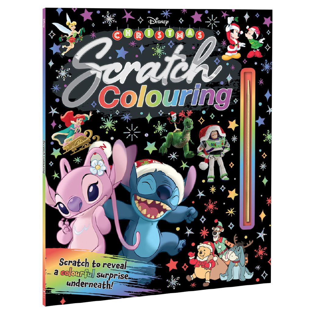 Disney Christmas: Scratch Colouring | The Warehouse