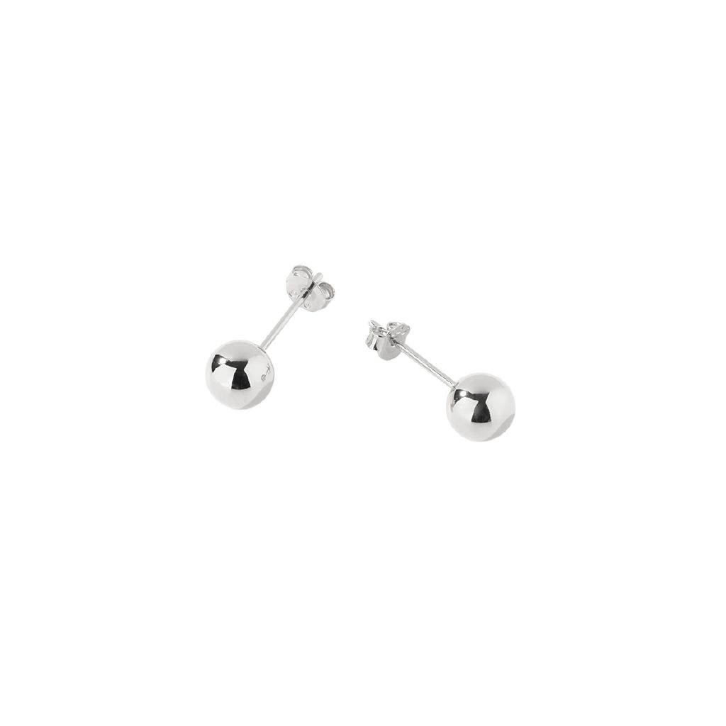 Sterling Silver Ball Stud Earrings 6mm Sterling Silver The Warehouse