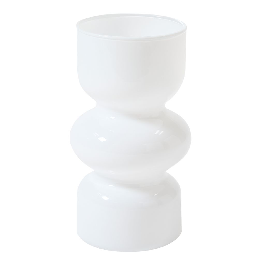 Living & Co Tinted Glass Totem Vase 18cm