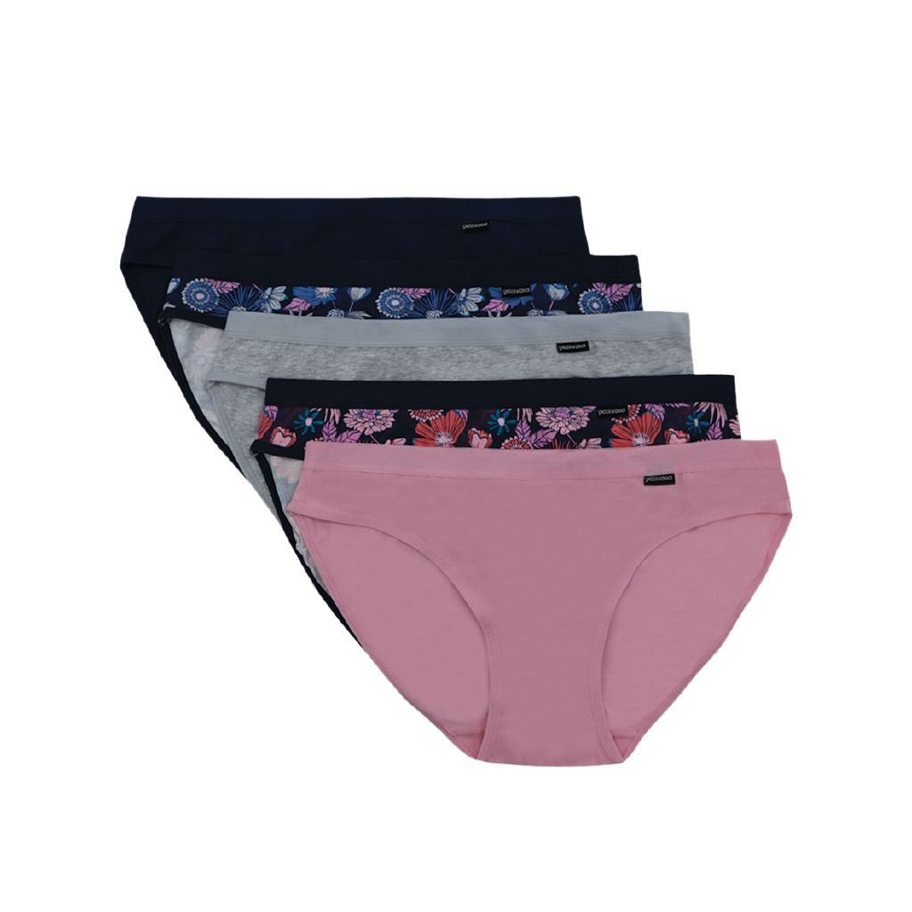 Underworks Women's Bikini Briefs 5 Pack