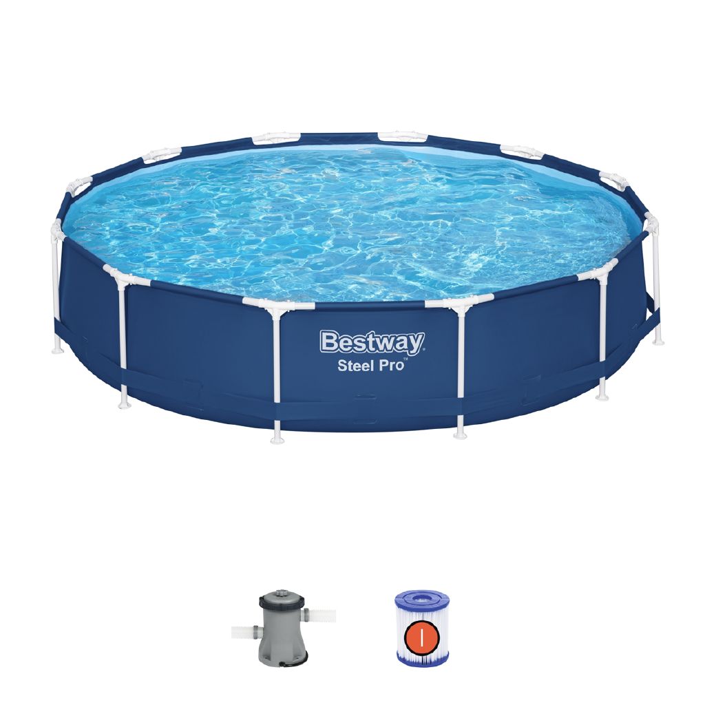 Bestway Steel Pro Pool Set 3.66m 12ft Size | The Warehouse