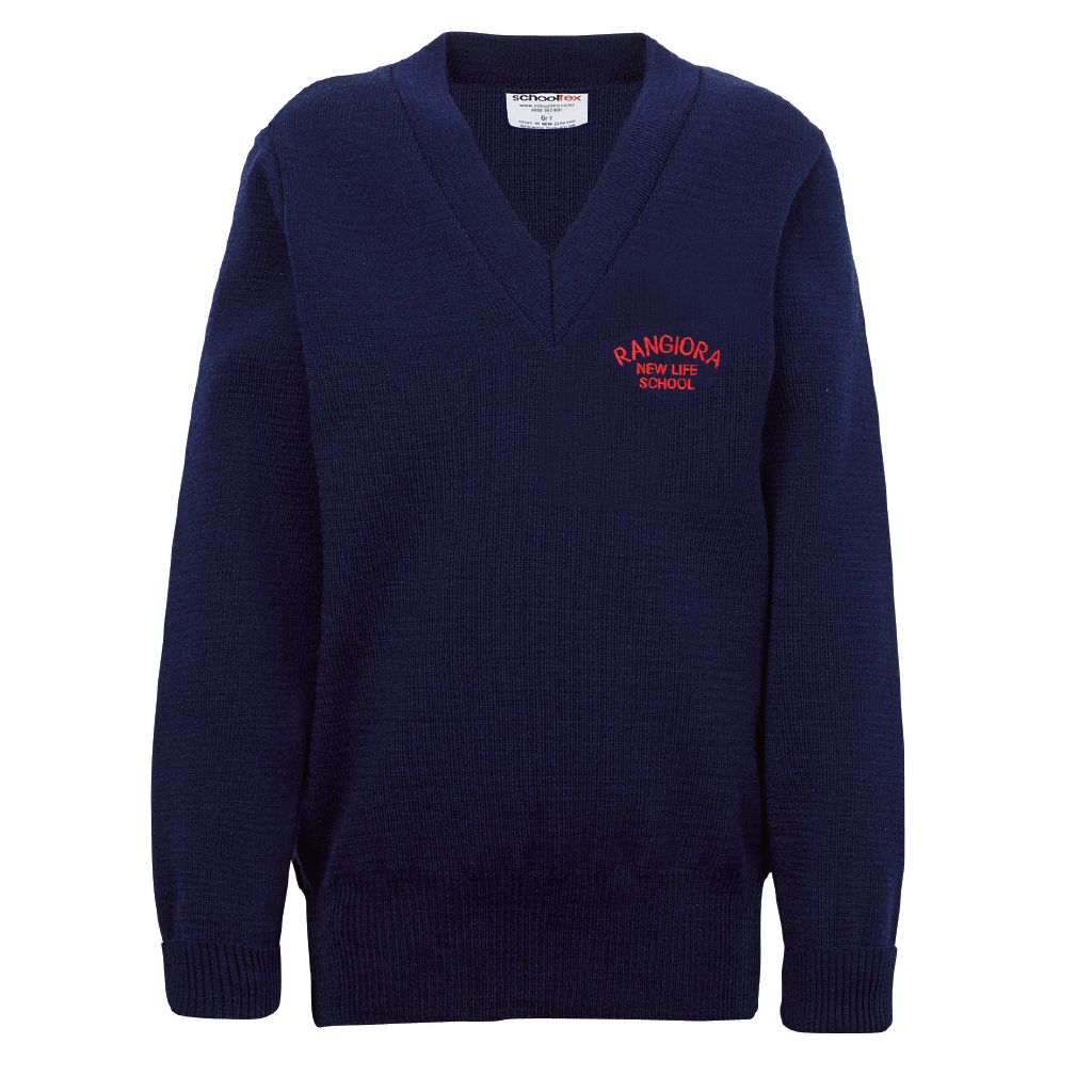 Schooltex Rangiora New Life Jersey with Embroidery Royal The Warehouse