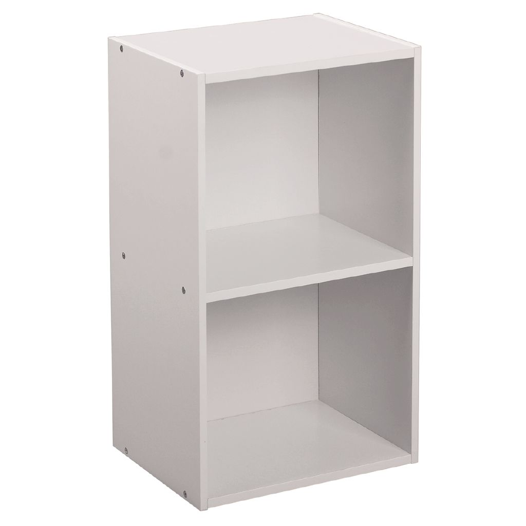 Living & Co Mia Bookcase 2 Tier White White The Warehouse