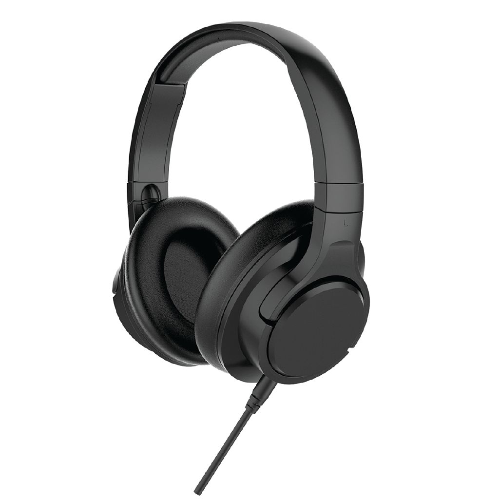Tech.Inc Noise Cancelling Headphones Black The Warehouse
