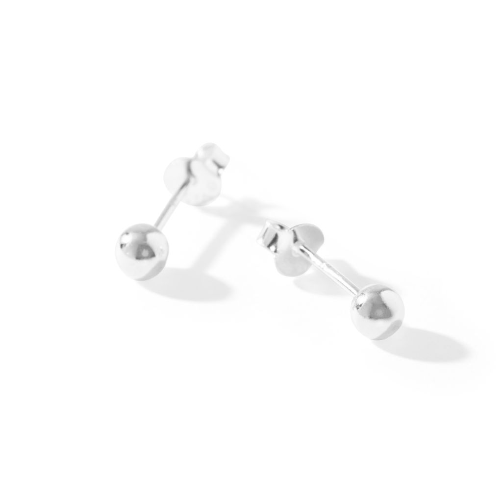 Sterling silver ball studs Clearance