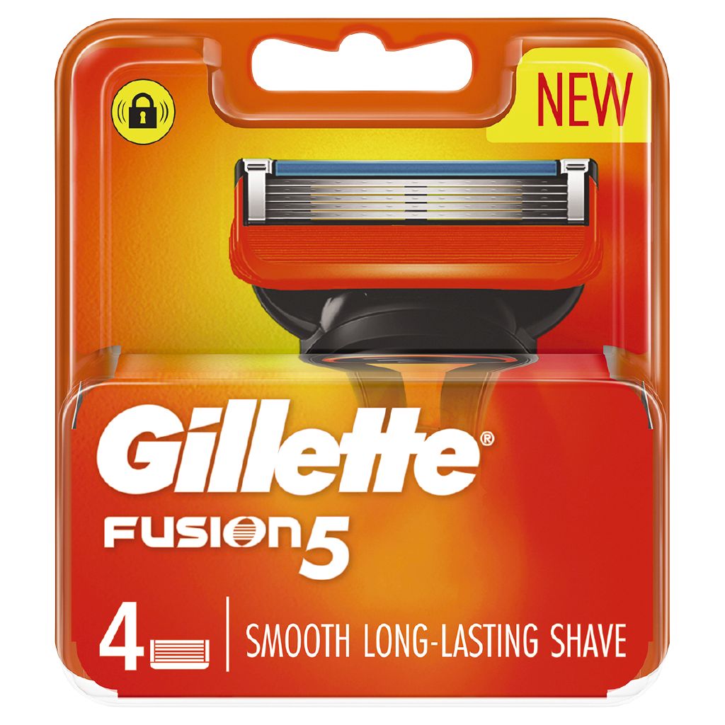 Gillette Fusion Razor Blades 4 Pack The Warehouse