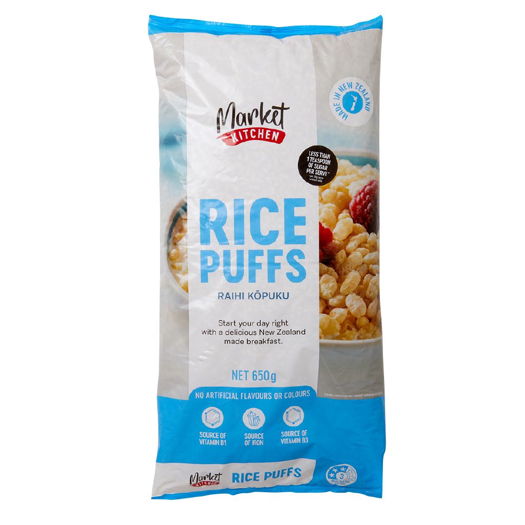 Puff Factory Rice Market Kitchen Rice Puffs 650g | The Warehouse