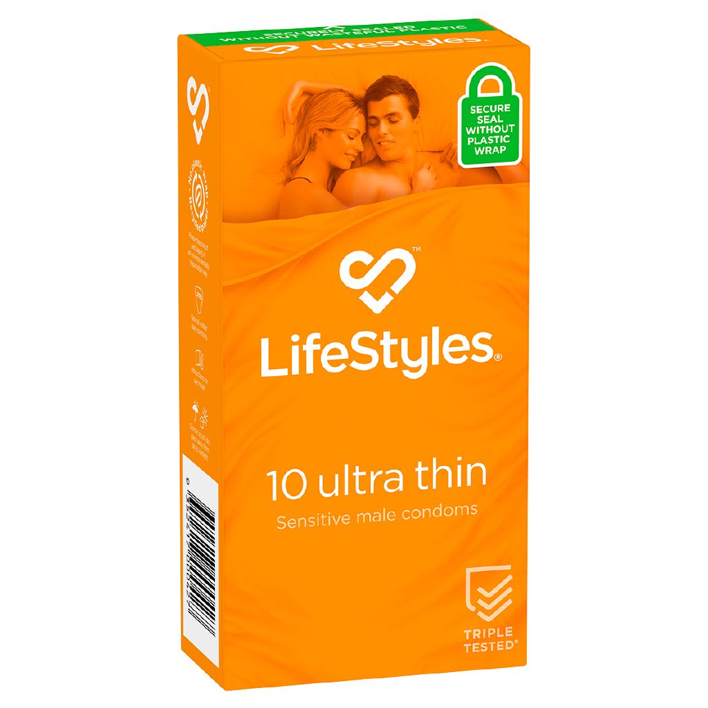 Lifestyles Ultra Thin Condoms 10 Pack The Warehouse