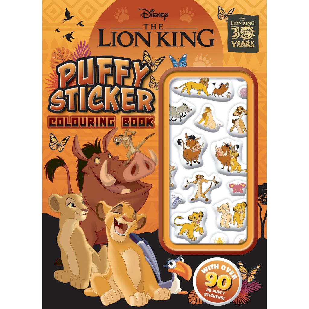Disney The Lion King Sticker Colouring Book | The Warehouse