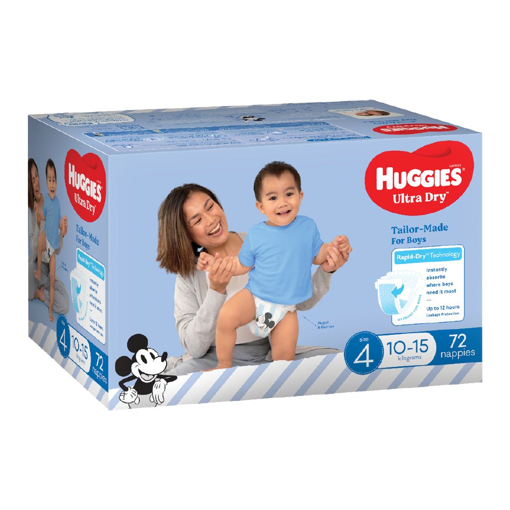Huggies Jumbo Nappy Size 4 Toddler Boy 72 Pack The Warehouse