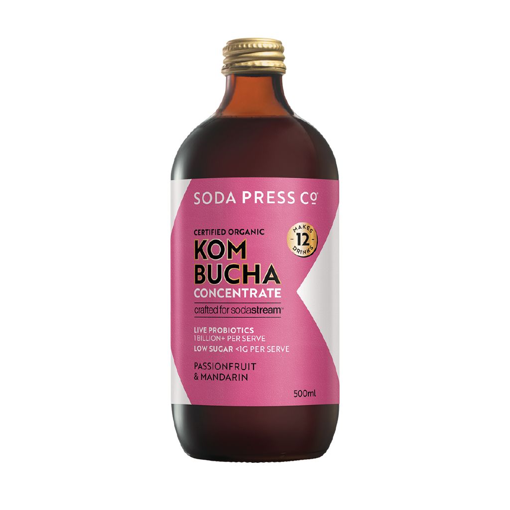 Sodastream Soda Press Passionfruit & Mandarin Kombucha Syrup 500ml