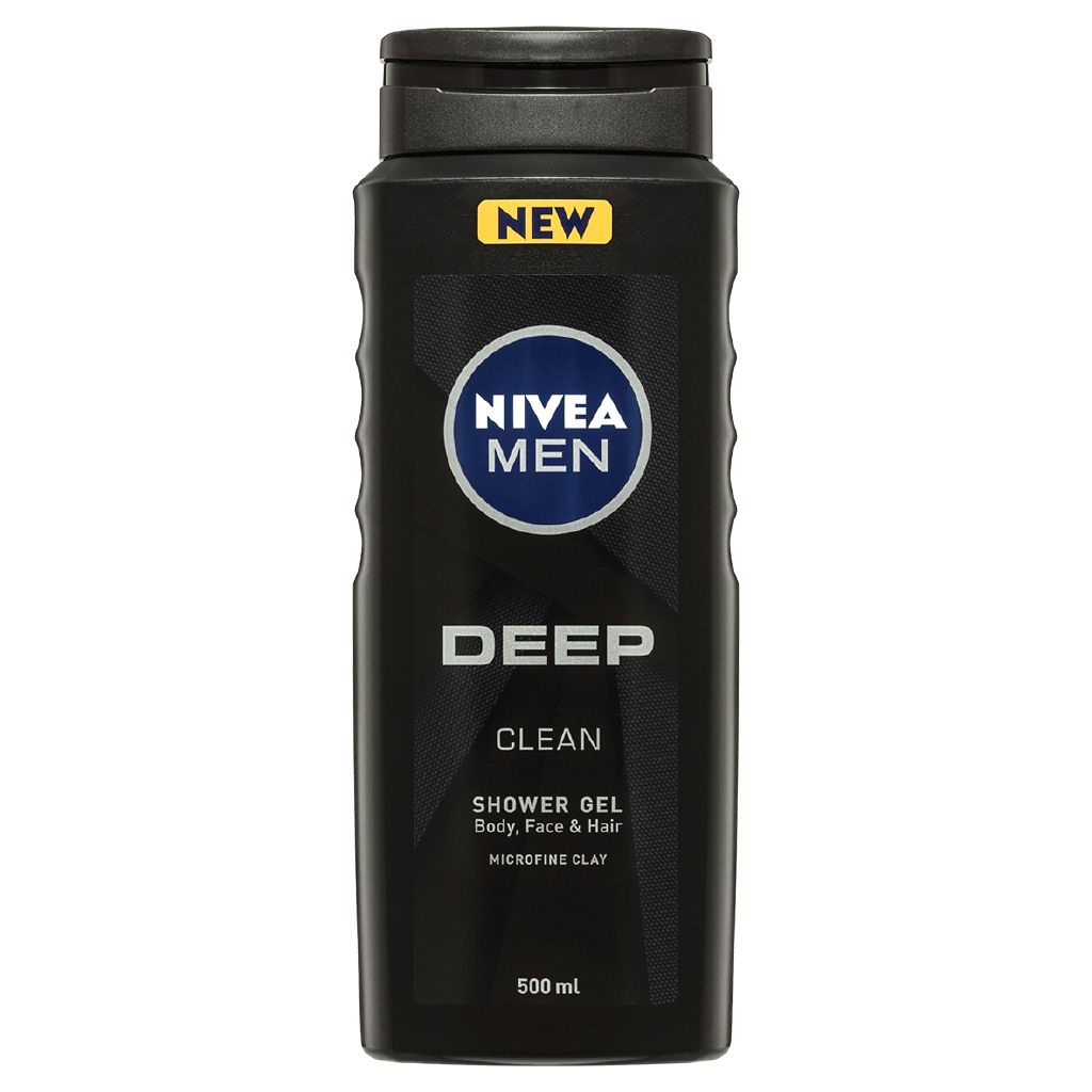 Nivea Men Shower Gel Deep 500ml The Warehouse